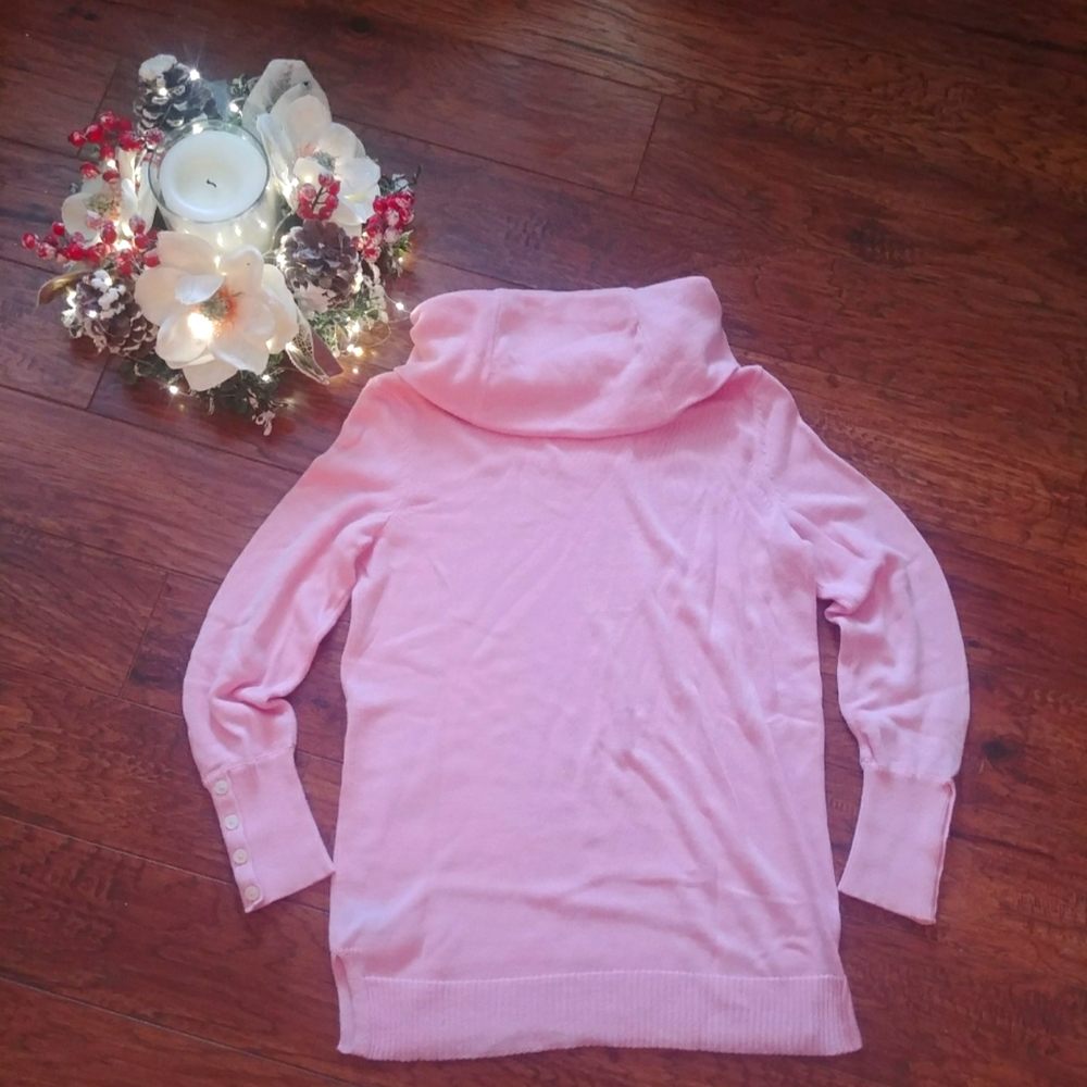 Ralph Lauren Pink Cowl Neck Sweater. Excellent Condition. Medium - Picture 6 of 11